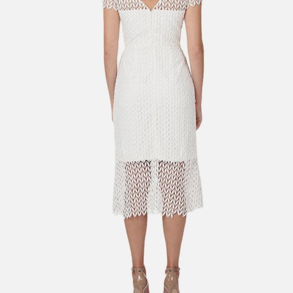 Kay Unger Tatum Embroidered Midi Dress - Picture 3 of 8